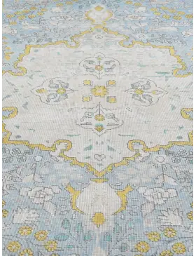 Blau Persien Persischer Vintage Teppich  274 x 194 cm