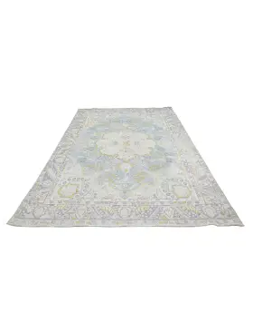 Blau Persien Persischer Vintage Teppich  274 x 194 cm