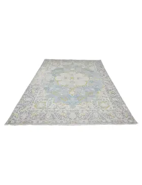Blau Persien Persischer Vintage Teppich  274 x 194 cm