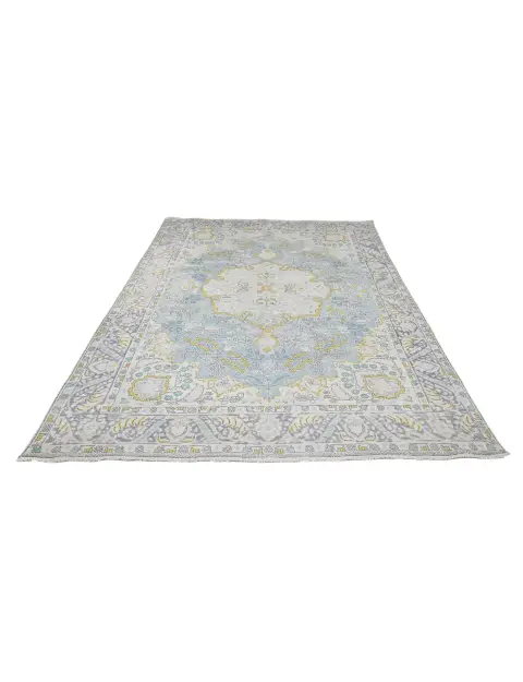 Blau Persien Persischer Vintage Teppich  274 x 194 cm