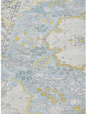 Blau Persien Persischer Vintage Teppich  274 x 194 cm