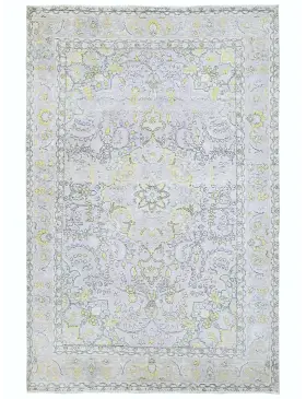 Grau Persien Persischer Vintage Teppich  297 x 200 cm