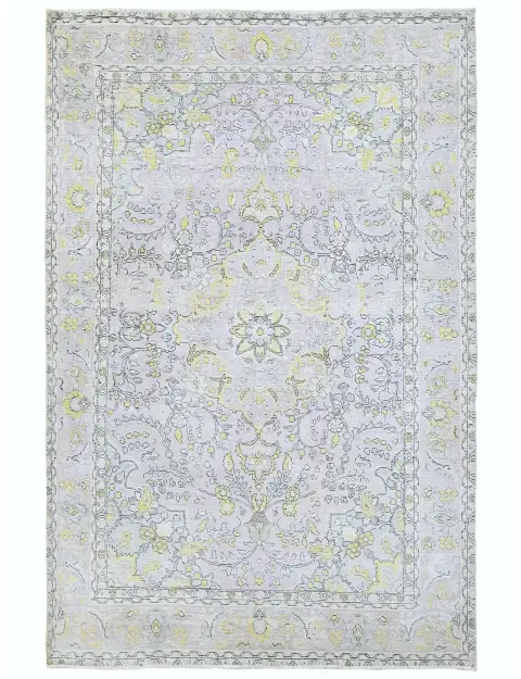 Grau Persien Persischer Vintage Teppich  297 x 200 cm