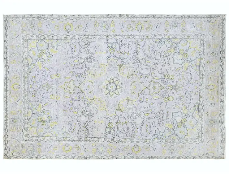 Grau Persien Persischer Vintage Teppich  297 x 200 cm