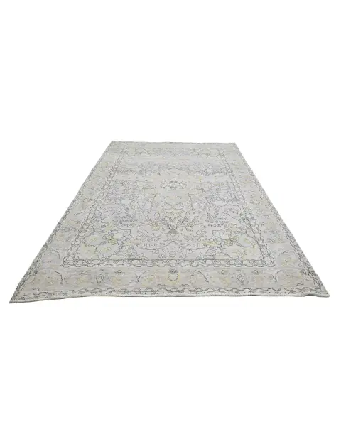 Grau Persien Persischer Vintage Teppich  297 x 200 cm
