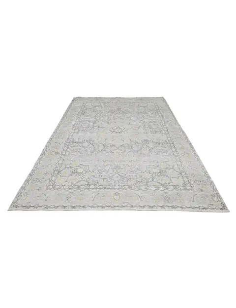 Grau Persien Persischer Vintage Teppich  297 x 200 cm