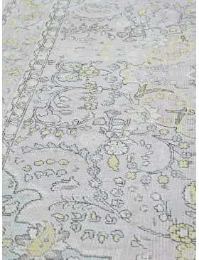 Grau Persien Persischer Vintage Teppich  297 x 200 cm
