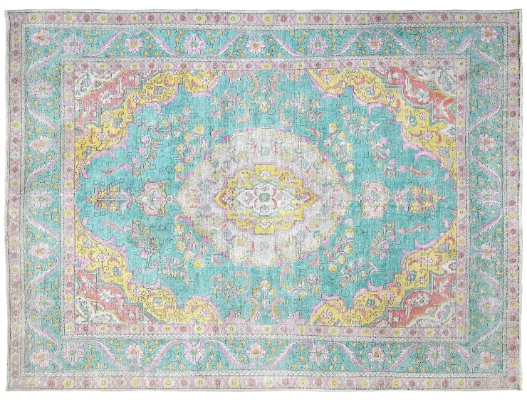 Grau Persien Persischer Vintage Teppich  385 x 290 cm