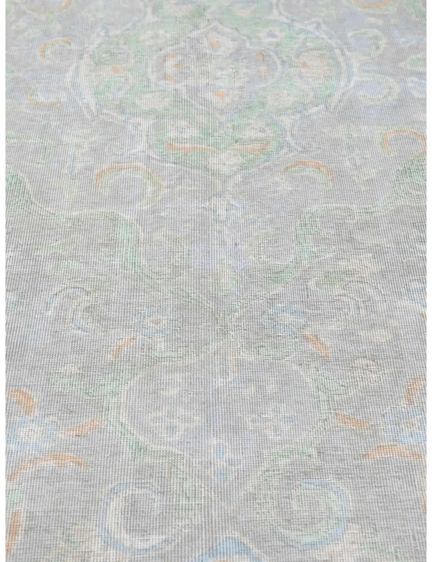 Grau Persien Persischer Vintage Teppich  340 x 249 cm - Einzigartiger handgefertigter Teppich
