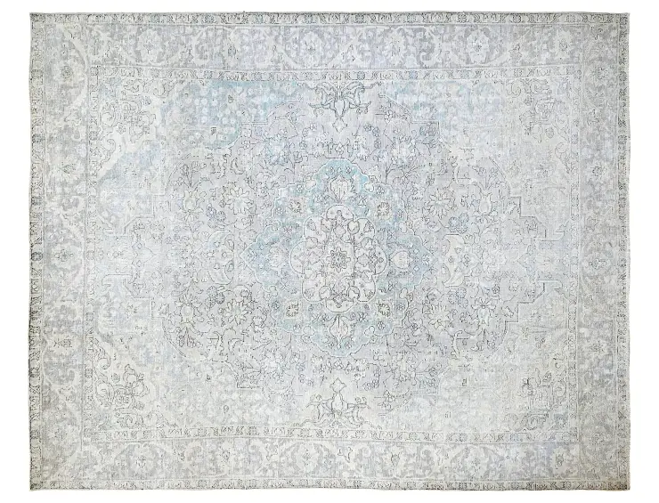 Bleu Persan Tapis Persan vintage  365 x 294 cm