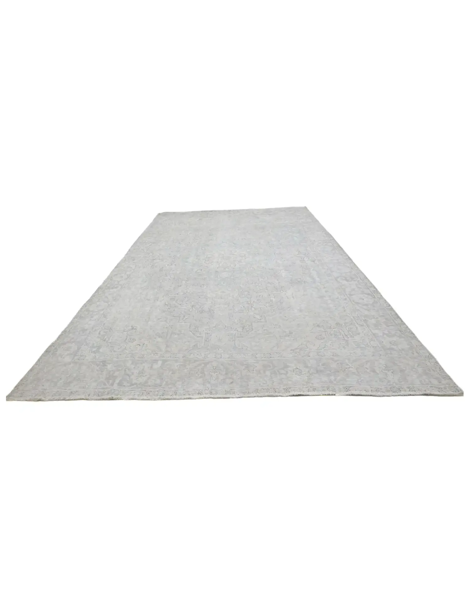 Blau Persien Persischer Vintage Teppich  365 x 294 cm - Einzigartiger handgefertigter Teppich