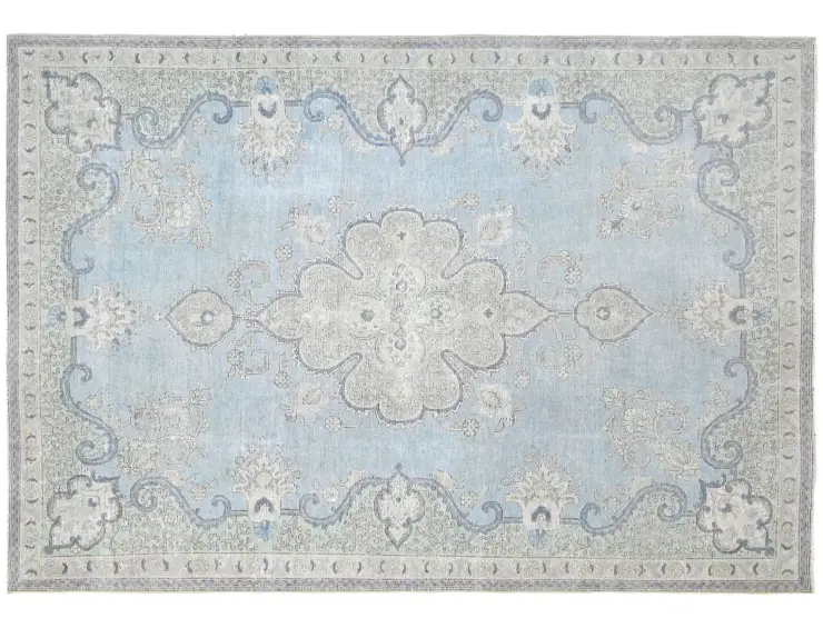 Blau Persien Persischer Vintage Teppich  326 x 223 cm