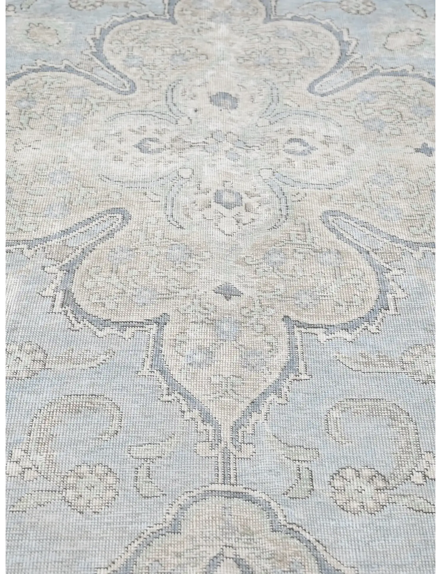 Blau Persien Persischer Vintage Teppich  326 x 223 cm - Einzigartiger handgefertigter Teppich