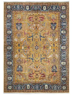 Yellow  Afghanistan Ziegler Carpet  237 x 169 cm