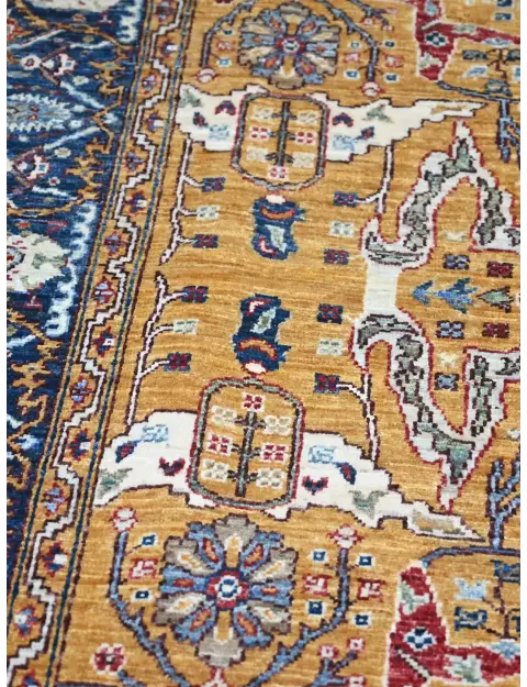 Yellow  Afghanistan Ziegler Carpet  237 x 169 cm