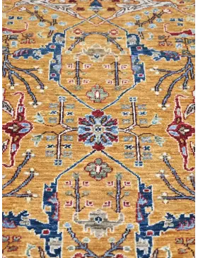 Yellow  Afghanistan Ziegler Carpet  237 x 169 cm