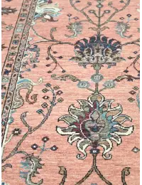 Rosa Afghanistan Ziegler Teppich  253 x 177 cm