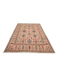Rosa Afghanistan Ziegler Teppich  253 x 177 cm