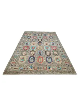 Grigio Afghanistan Tappeto Ziegler  374 x 276 cm