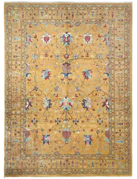 Gelb Afghanistan Ziegler Teppich  417 x 306 cm