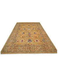 Gelb Afghanistan Ziegler Teppich  417 x 306 cm