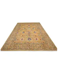 Gelb Afghanistan Ziegler Teppich  417 x 306 cm