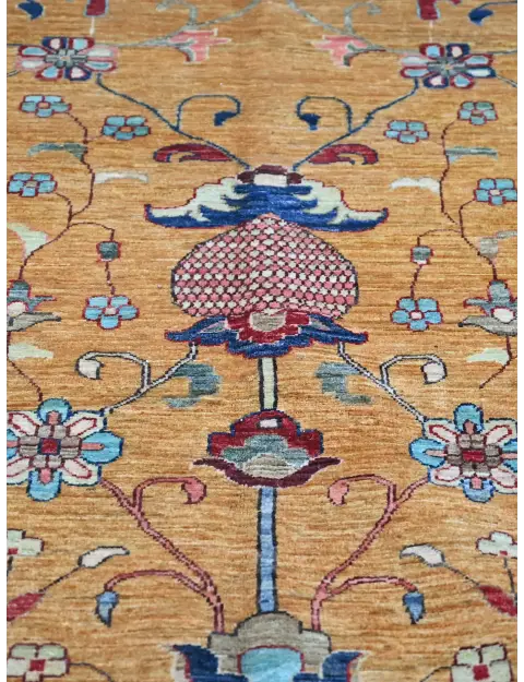 Yellow  Afghanistan Ziegler Carpet  417 x 306 cm