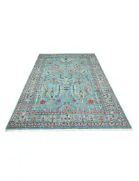 Blau Afghanistan Ziegler Teppich  273 x 180 cm