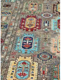 Grey Afghanistan Ziegler Carpet  298 x 248 cm