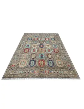 Harmaa Afghanistan Ziegler matot  298 x 248 cm