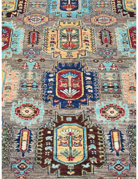 Grey Afghanistan Ziegler Carpet  298 x 248 cm