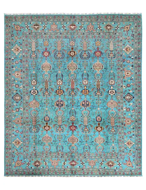 Turkoise  Afghanistan Ziegler Carpet  305 x 257 cm