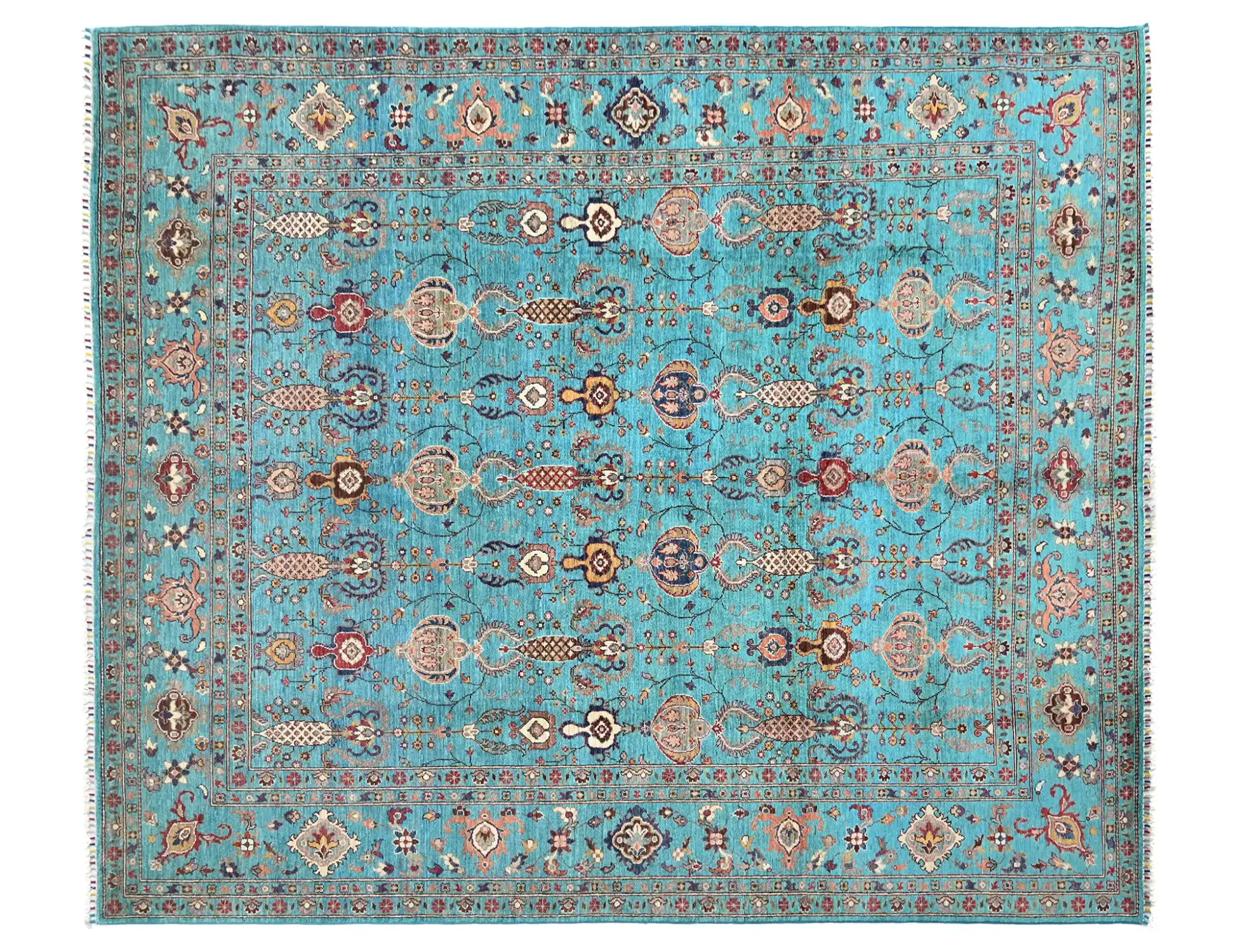 Turkoise  Afghanistan Ziegler Carpet  305 x 257 cm