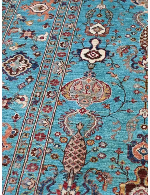 Turkoise  Afghanistan Ziegler Carpet  305 x 257 cm