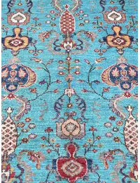 Turkoise  Afghanistan Ziegler Carpet  305 x 257 cm