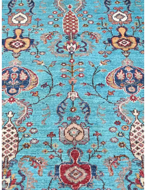 Turkoise  Afghanistan Ziegler Carpet  305 x 257 cm
