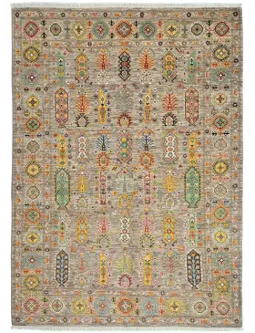 Grigio Afghanistan Tappeto Ziegler 237 x 169 cm