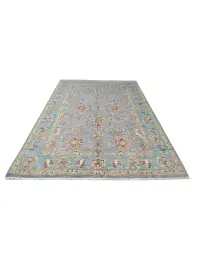 Blau Afghanistan Ziegler Teppich  302 x 203 cm