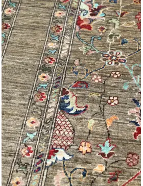 Grise Afghanistan Tapis Ziegler 242 x 168 cm - view 5