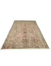 Grey Afghanistan Ziegler Carpet  242 x 168 cm