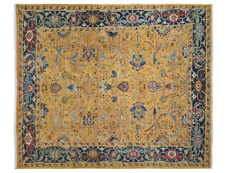 Jaune Afghanistan Tapis Ziegler  277 x 191 cm