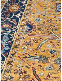 Jaune Afghanistan Tapis Ziegler  277 x 191 cm