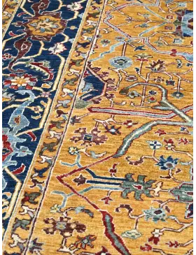 Jaune Afghanistan Tapis Ziegler  277 x 191 cm