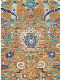 Harmaa Afghanistan Ziegler matot 291 x 200 cm - view 4
