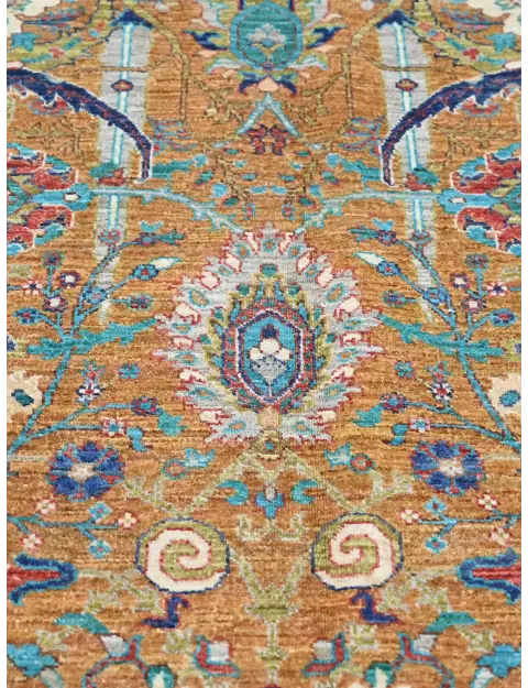 Grå Afghanistan Ziegler teppe 291 x 200 cm - view 4
