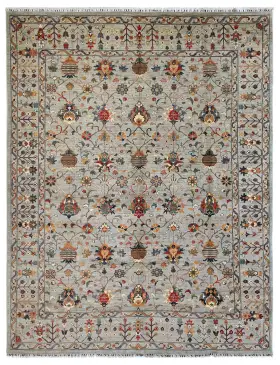 Grey Afghanistan Ziegler Carpet  360 x 276 cm