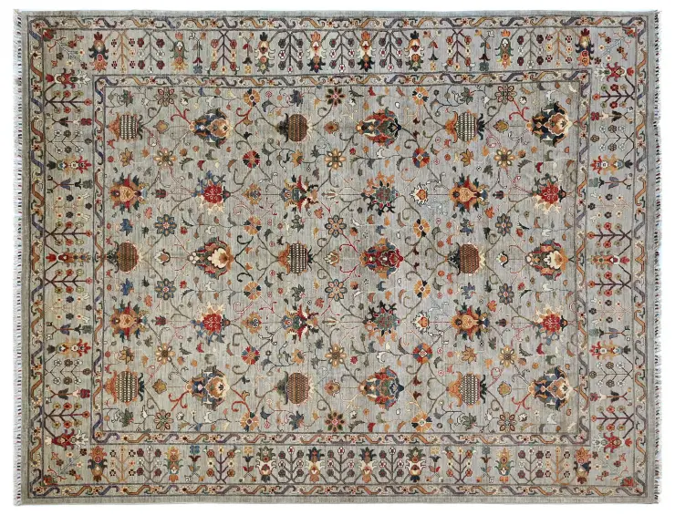 Grey Afghanistan Ziegler Carpet  360 x 276 cm