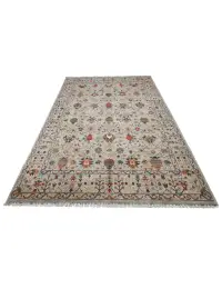 Grey Afghanistan Ziegler Carpet  360 x 276 cm