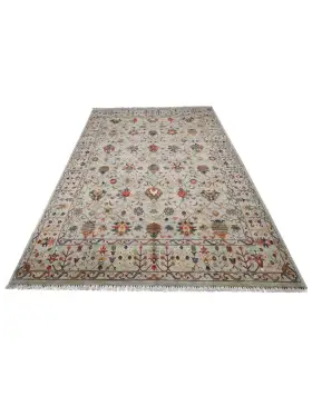 Grey Afghanistan Ziegler Carpet  360 x 276 cm