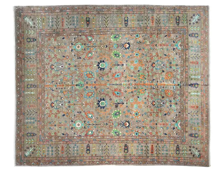 Grey Afghanistan Ziegler Carpet  483 x 398 cm